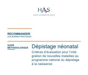 HAS Guide dépistage néonatal 2023