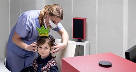 Bandeau centre de recherche en audiologie pédiatrique